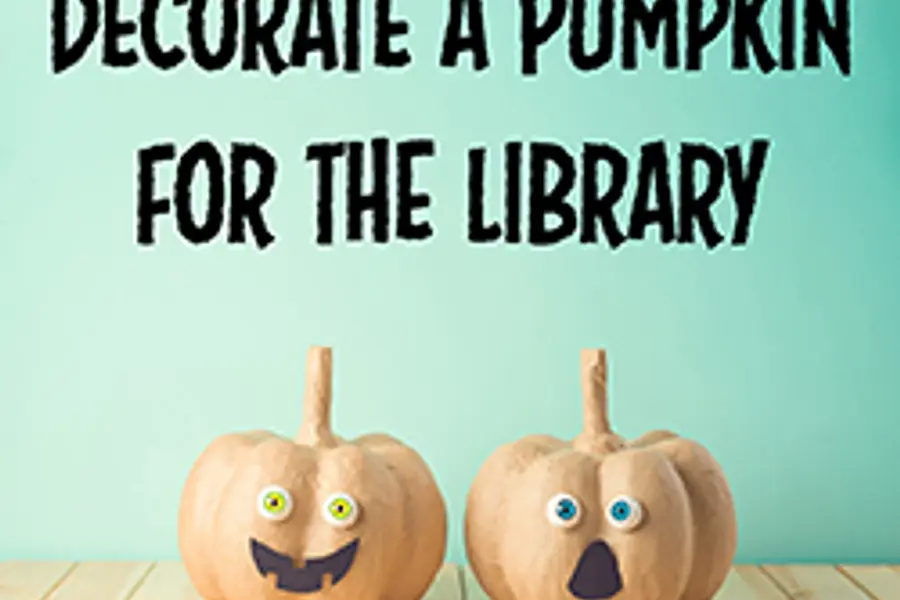 Decorate a Pumpkin for the Library at Taneytown Branch