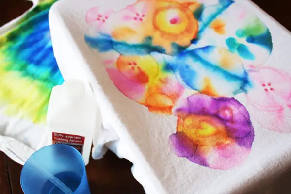 Chromatography Tie Dye at Hampton-Illinois Branch
