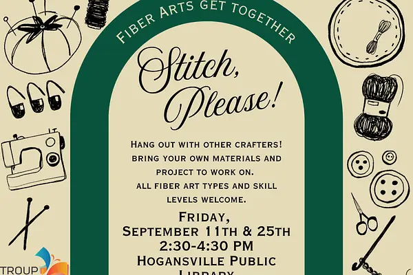 Stitch, Please! at Hogansville Public Library