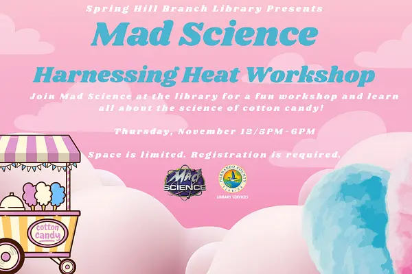 Mad Science Harnessing the Power of Heat Workshop @ Spring Hill Branch