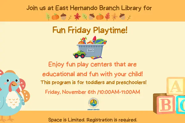 Fun Friday Playtime @ East Hernando Branch