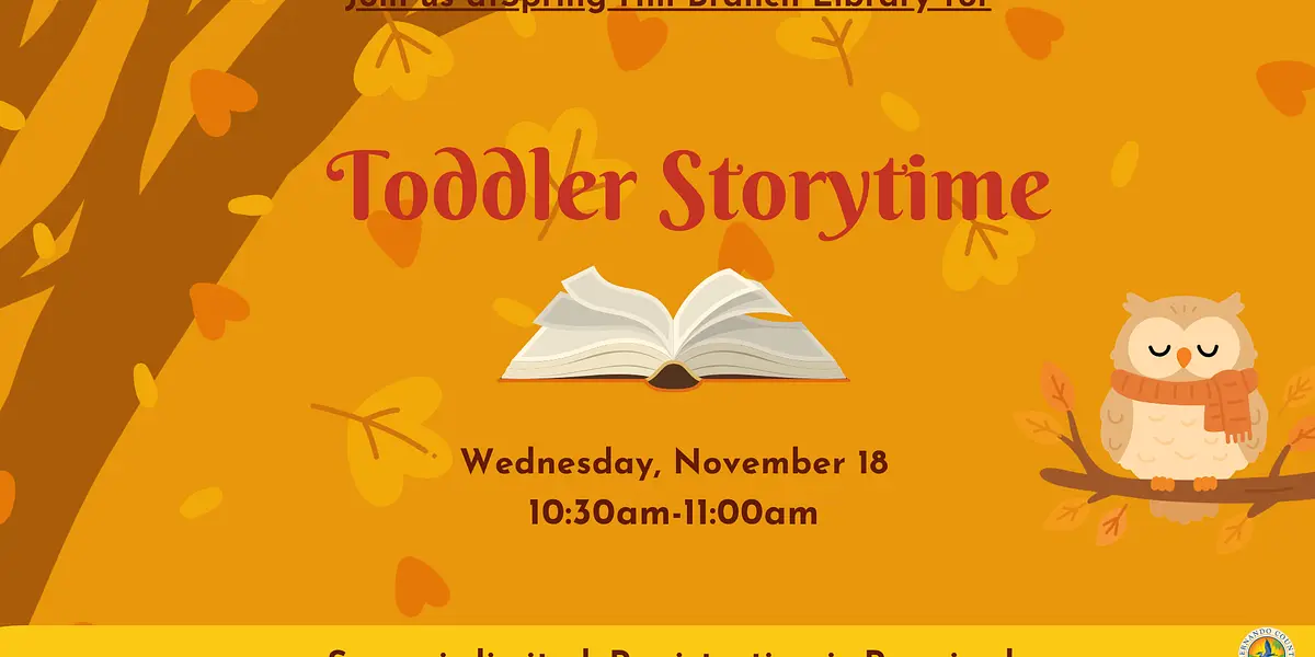 Toddler Storytime @ Spring Hill Branch