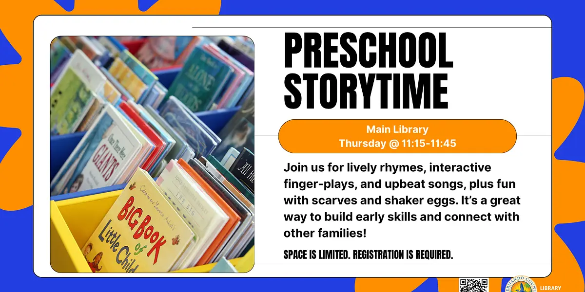 Preschool Storytime @ Main Library