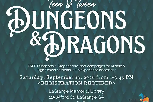 T(w)een Dungeons & Dragons One-Shot Campaign at LaGrange Memorial Library