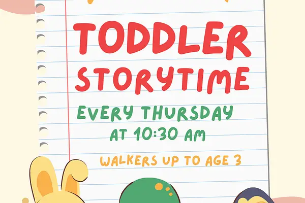 Toddlers Storytime (walkers up to age 3)