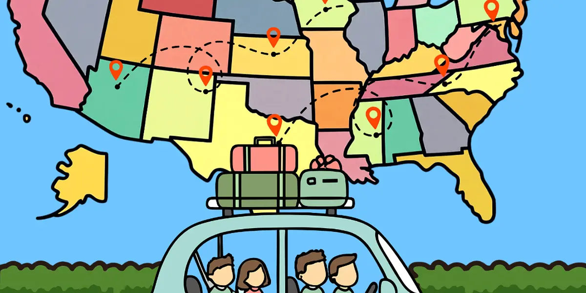 Road Trip Map Reading Game