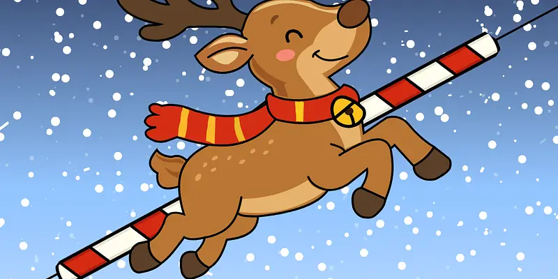 Reindeer Straw Rockets