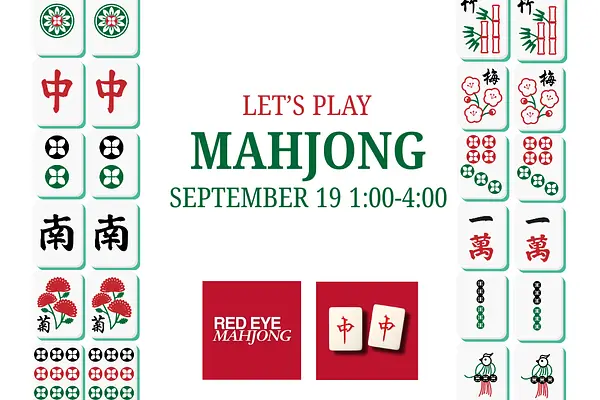 Mahjong with Red Eye Mahjong at Dunedin Public Library