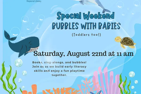 Weekend Bubbles With Babies at Hogansville Public Library