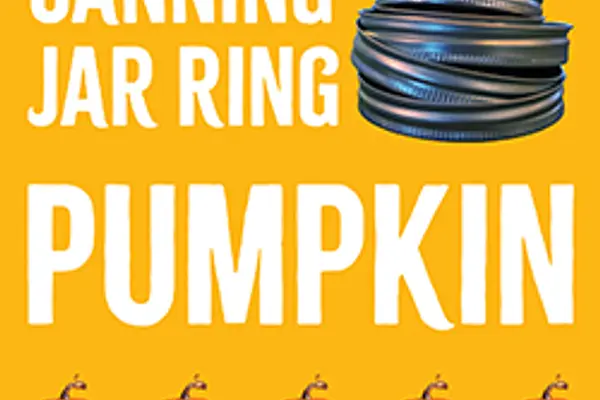 Canning Jar Ring Pumpkin