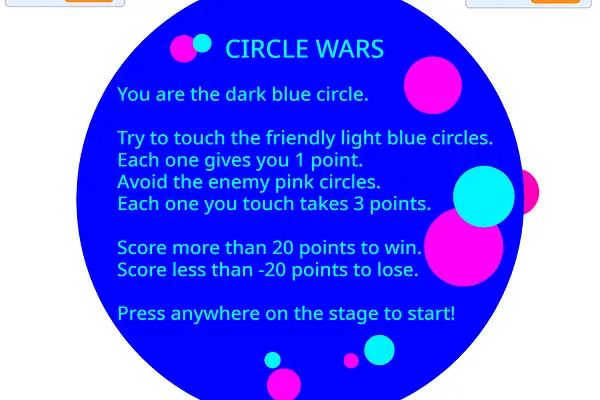 Coding in Scratch: Circle Wars!