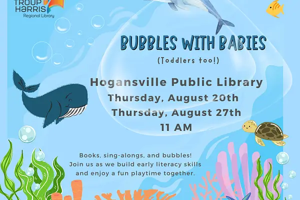 Bubbles With Babies at Hogansville Public Library