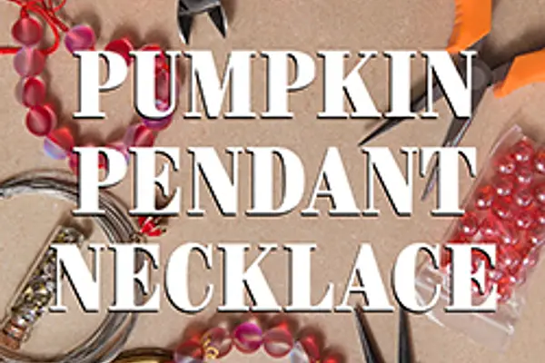 Pumpkin Pendant Necklace
