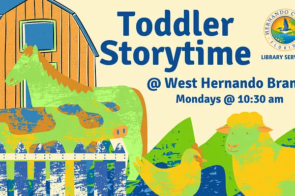 Toddler Storytime @ West Hernando Branch at West Hernando Branch