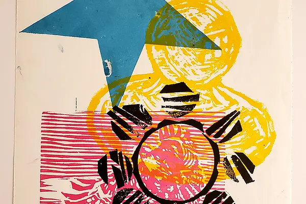 Color Theory Printmaking Workshop at Forest Green Branch