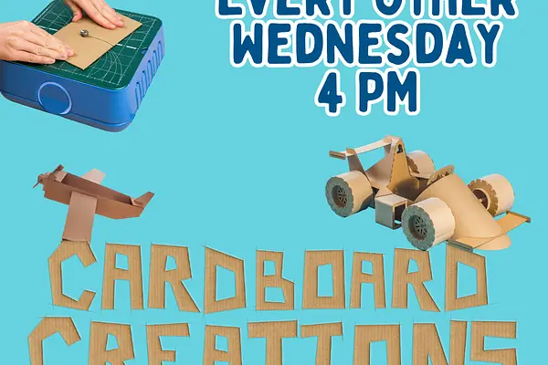 Cardboard Creations at Islamorada Branch Library