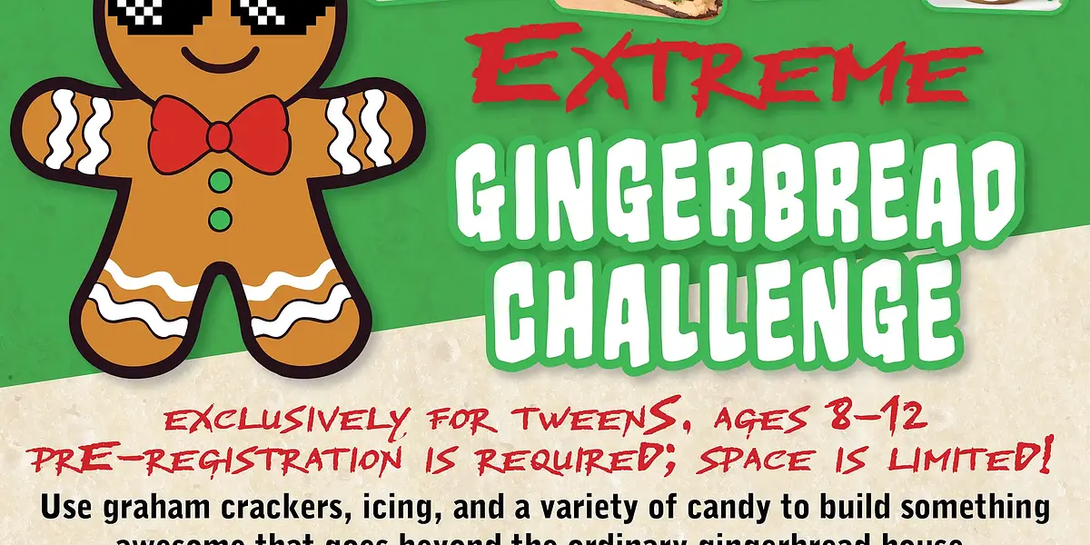 Tween Extreme Gingerbread Challenge (Exclusively for ages 8-12) - West