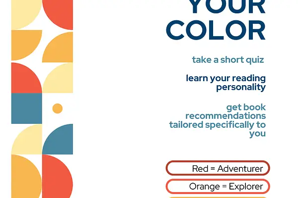 Teen Space Read Your Color Display at Niceville Library