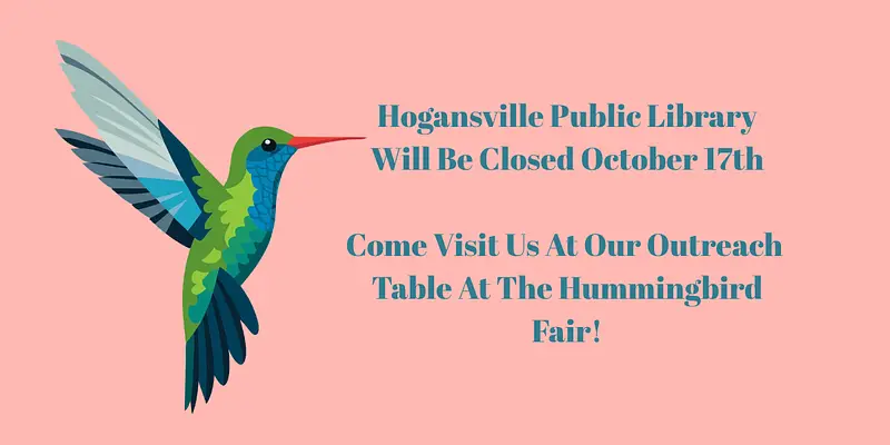 Hogansville Public Library closed for Hummingbird Festival