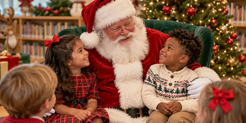 Holly Jolly Santa Visit