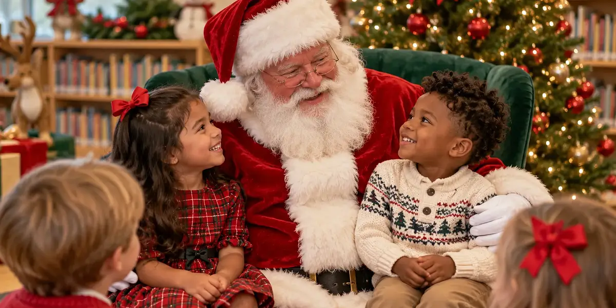 Holly Jolly Santa Visit