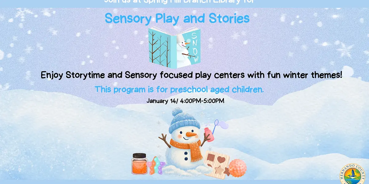 Sensory Play and Stories @ Spring Hill Branch