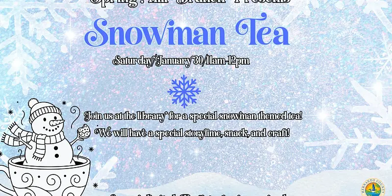 Snowman Tea Party @ Spring Hill Branch